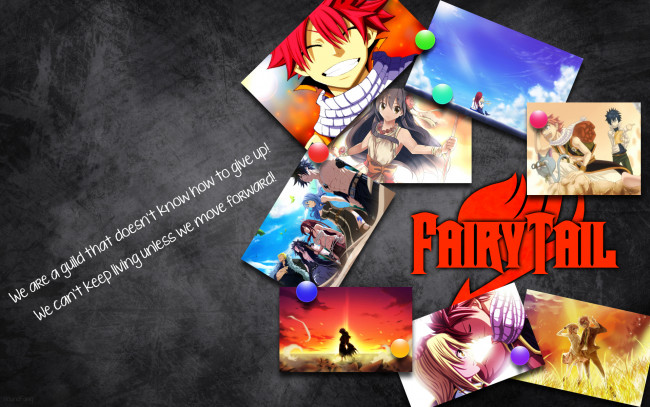 Обои картинки фото аниме, fairy tail, lucy, grey, дракон, natsu