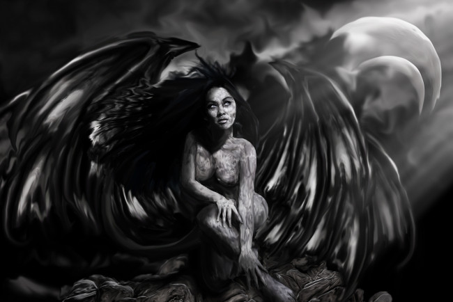 Обои картинки фото фэнтези, ангелы, крылья
