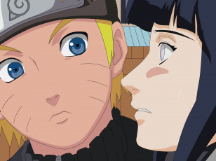 обоя аниме, naruto, uzumaki, hyuuga, hinata, фон, взгляд, парень