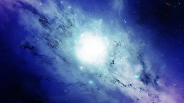Картинка космос арт туманность звезды солнце галактика