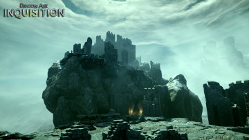 обоя видео игры, dragon age iii,  inquisition, скала