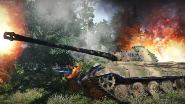 Картинка видео+игры war+thunder +world+of+planes танк