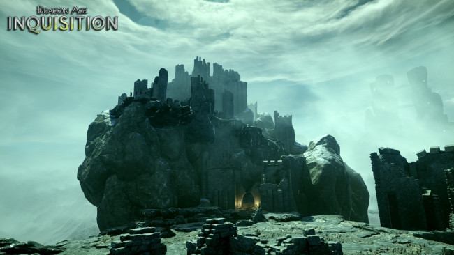 Обои картинки фото видео игры, dragon age iii,  inquisition, скала