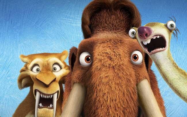 Обои картинки фото мультфильмы, ice age,  collision course, ice, age, collision, course