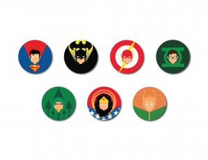 Картинка рисованное минимализм aquaman flash kal-el heroes badges wonder woman justice league the diana green lantern bat superman batman steeal man arrow bruce wayne