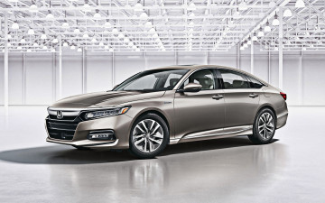 обоя 2020 honda accord hybrid, автомобили, honda, японские, внешность, вид, спереди, седан, серебряный, новинки