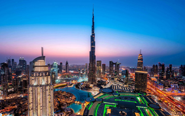 Обои картинки фото города, дубай , оаэ, burj, khalifa