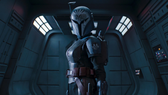 Обои картинки фото the mandalorian , сериал 2019 – , кино фильмы, the mandalorian, katee, sackhoff, мандалорец, фантастика, боевик, персонаж, bo, katan, kryze, сериал