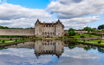 Картинка chateau+de+la+roche courbon france города замки+франции chateau de la roche