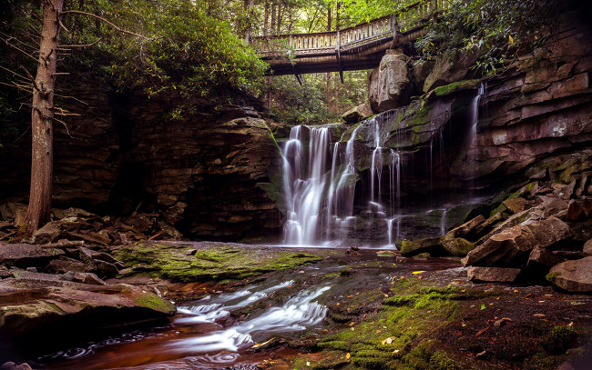 Обои картинки фото elekala falls, usa, природа, водопады, elekala, falls