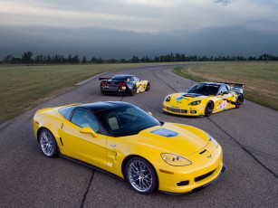 обоя chevrolet, corvette, c6r, gt2, автомобили