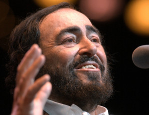 Картинка музыка luciano pavarotti певец опера тенор