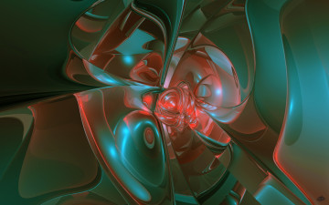 Картинка 3д графика abstract абстракции абстракция