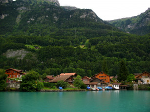 Картинка iseltwald швейцария города пейзажи