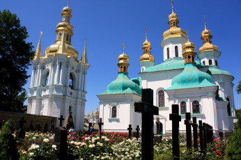 Картинка города киев украина церковь кладбище купола
