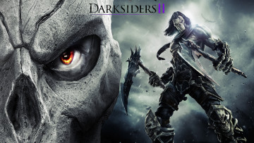 обоя darksaiders, ii, видео, игры, darksiders, Череп, смерть, косы
