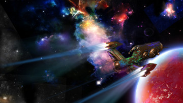 Картинка видео игры ~~~другое~~~ галактики корабль планета