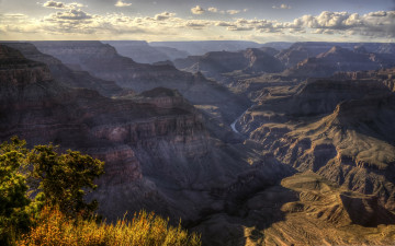 Картинка wonderful vista of the grand canyon природа горы каньон большой обзор