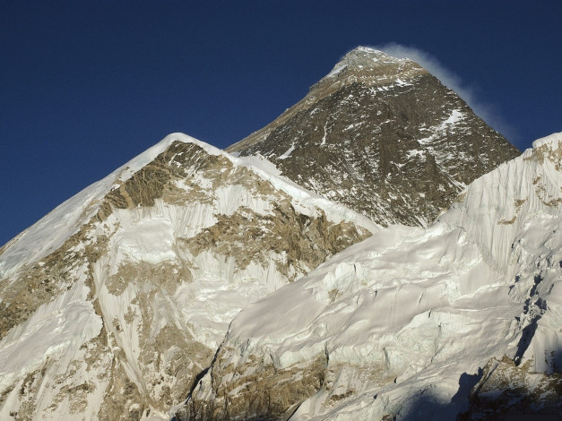 Обои картинки фото природа, горы, снег, эверест, вершины