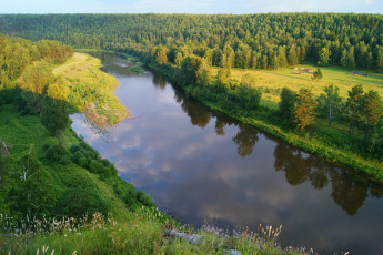 Картинка природа реки озера река уфа