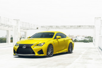 Картинка автомобили lexus yellow rcf жёлтый