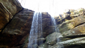 Картинка природа водопады камни скалы поток водопад