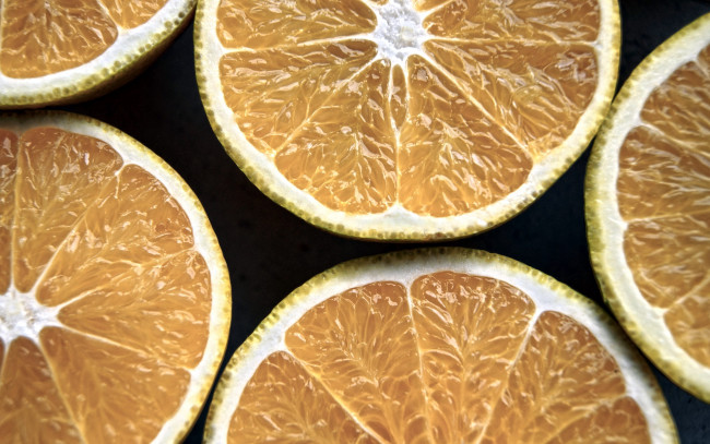 Обои картинки фото еда, цитрусы, макро, апельсины