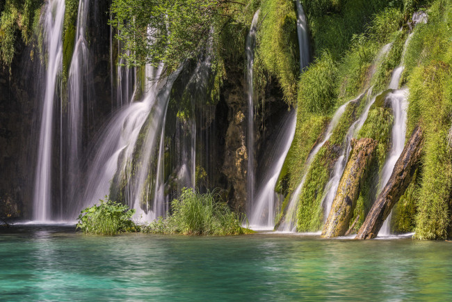 Обои картинки фото природа, водопады, национальный, парк, croatia, plitvice, lakes, national, park