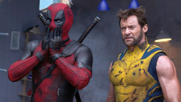 обоя deadpool & wolverine  ,  2024 , кино фильмы, deadpool & wolverine, дэдпул, и, росомаха, фантастика, боевик, комедия, ryan, reynolds, хью, джекман, hugh, jackman, marvel, кадры, из, фильма