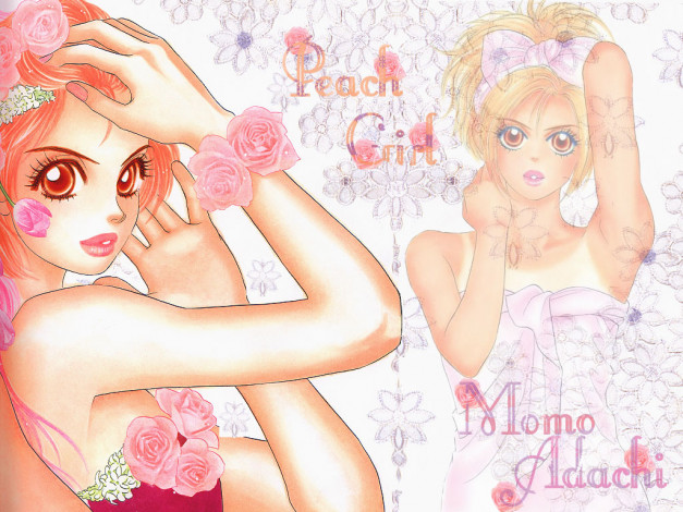 Обои картинки фото аниме, peach, girl