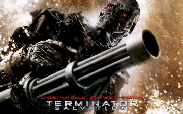 обоя terminator, salvation, кино, фильмы