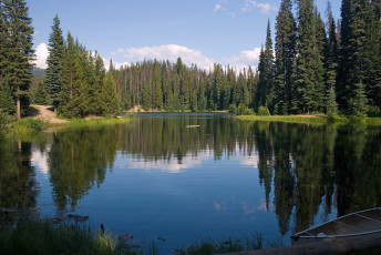 Картинка природа реки озера вода лес лодки горы