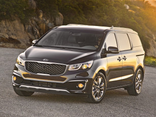 Картинка автомобили kia 2015г sedona sxl темный