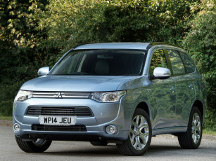 Картинка автомобили mitsubishi outlander gx3h 4work 2014г серый