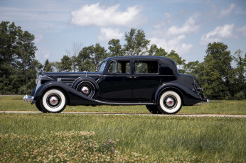 обоя автомобили, packard, club, twelve, 1937г, sedan