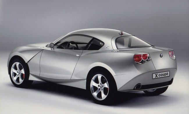 Обои картинки фото bmw x coupe concept 2001, автомобили, bmw, x, coupe, concept, 2001