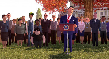 Картинка мультфильмы free+birds люди растения выступление президент