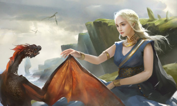Картинка фэнтези красавицы+и+чудовища дракон арт игра престолов