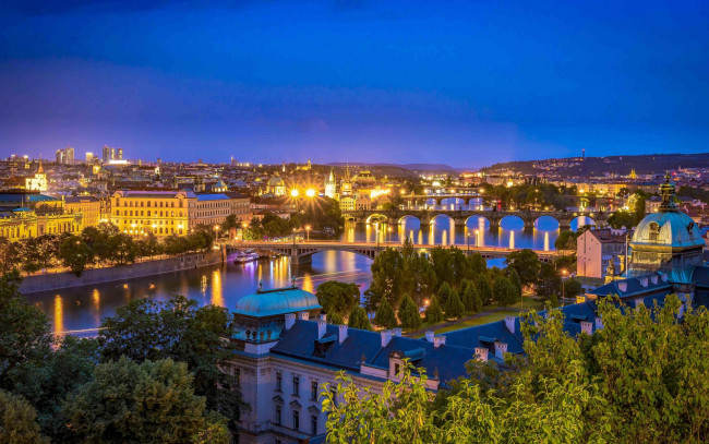 Обои картинки фото города, прага , Чехия, прага, карлов, мост