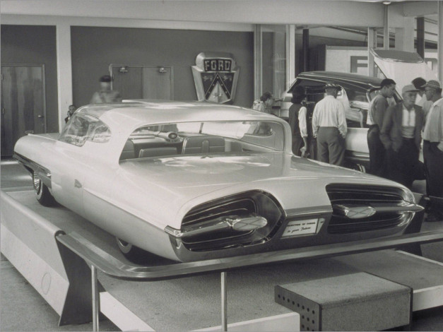 Обои картинки фото ford, la, galaxia1958, автомобили