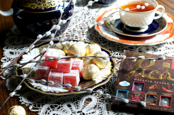 Картинка еда конфеты шоколад сладости чай рахат-лукум