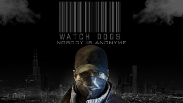 Картинка видео игры watch dogs город лицо ночь