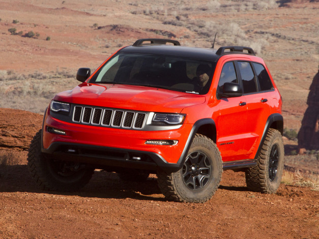 Обои картинки фото jeep grand cherokee trailhawk ii concept 2013, автомобили, jeep, trailhawk, 2013, concept, grand, cherokee, ii