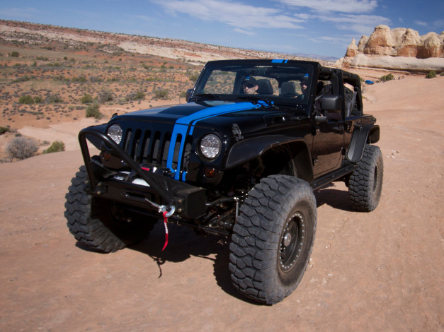 Обои картинки фото jeep wrangler apache concept 2012, автомобили, jeep, apache, wrangler, 2012, concept
