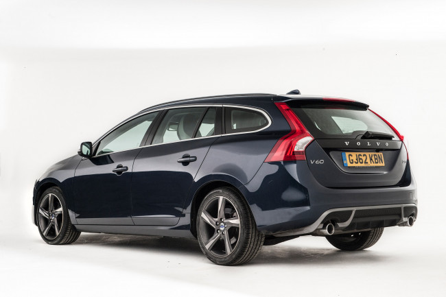 Обои картинки фото автомобили, volvo, r-design, v60, d5, uk-spec