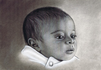Картинка рисованное дети взгляд фон ребенок