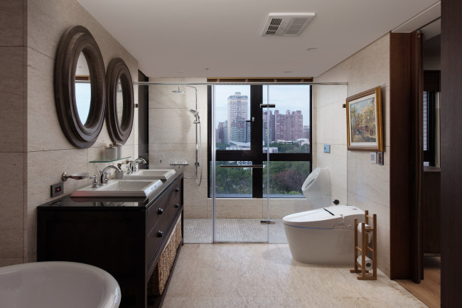 Обои картинки фото интерьер, ванная и туалетная комнаты, ванная, стиль, дизайн