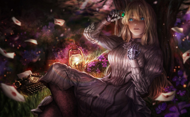 Обои картинки фото аниме, violet evergarden, девушка