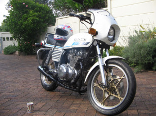 обоя 1981, suzuki, gs450s, мотоциклы
