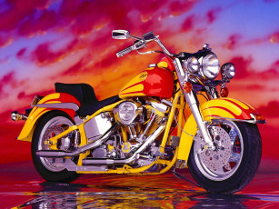 Картинка 1986 softail custom мотоциклы customs